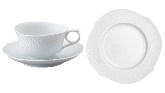 マイセン-波の戯れ-ホワイト