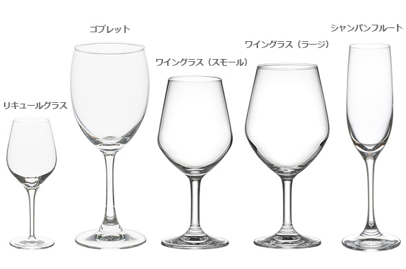グラスの種類