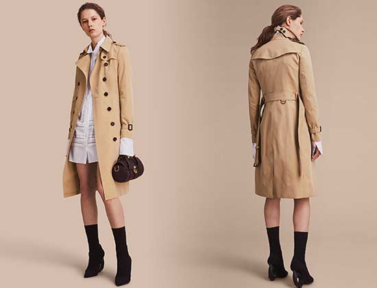 バーバリースプリングコート1