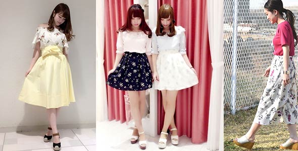 フェミニンコーデ