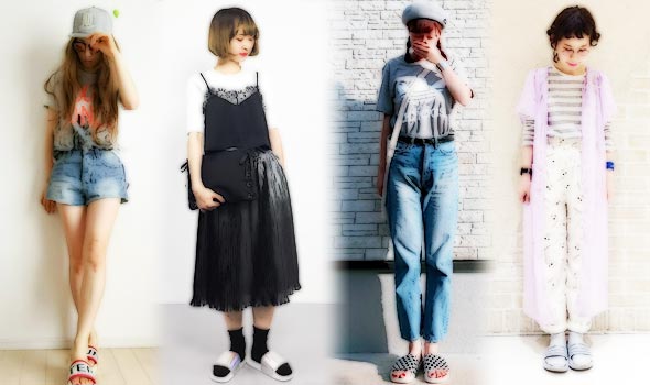 レディース-シャワーサンダルブランド