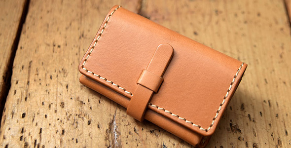 レザー名刺入れ