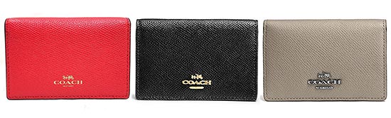 コーチ名刺入れ1