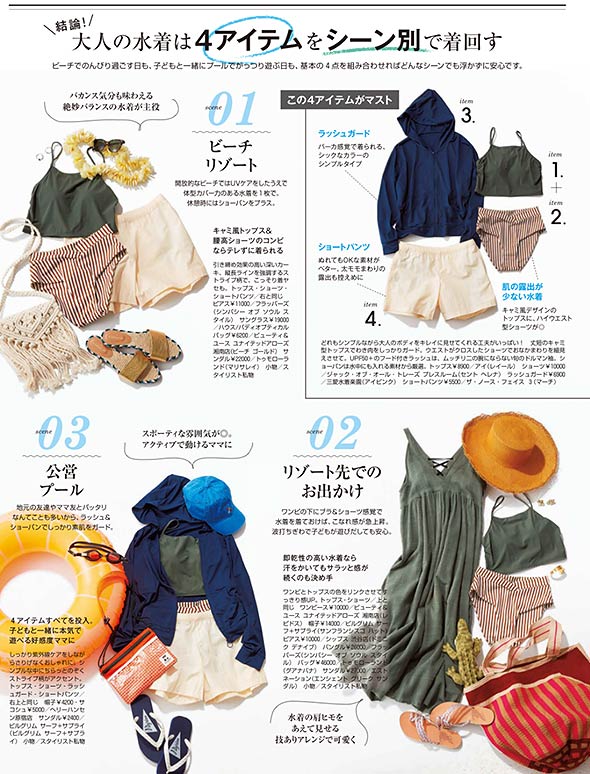 大人水着スタイル