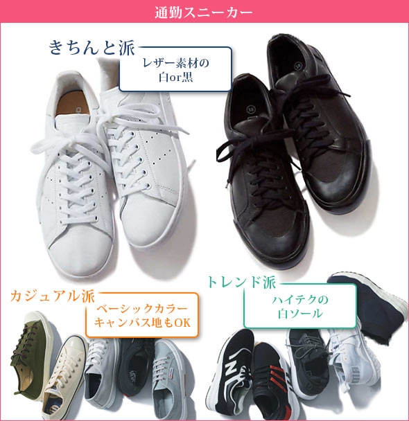 通勤用スニーカー