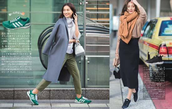 カジュアル通勤スニーカー