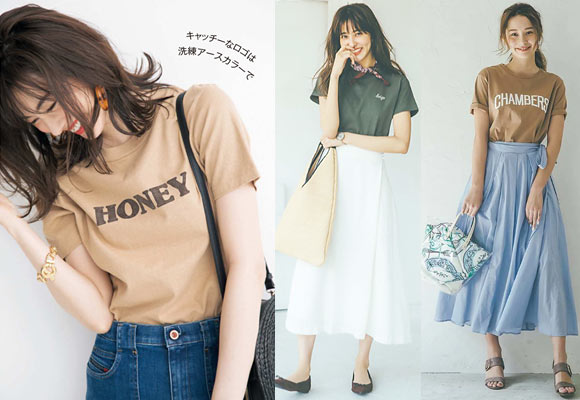 大人のロゴＴシャツ２