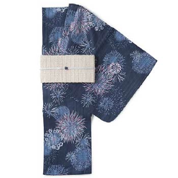 ナチュラル系の半幅帯