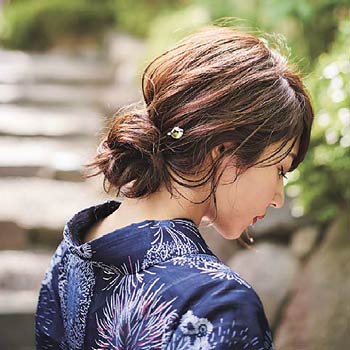 浴衣ヘアスタイル