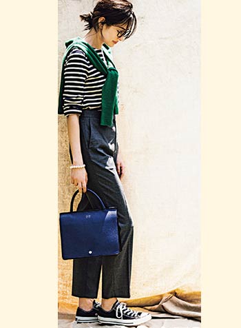 APCのボーダーコーデ