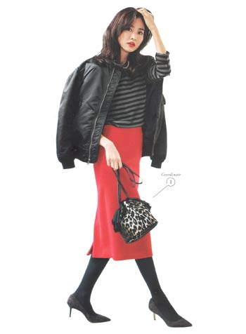 30代ボーダーコーデ