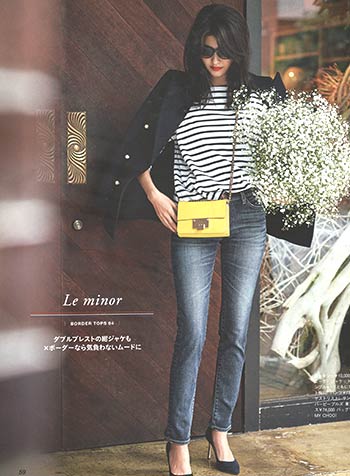 40代ボーダーコーデ