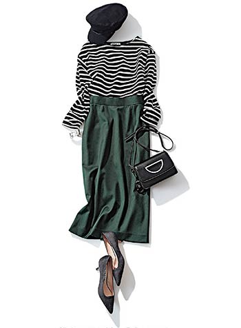 レミノアのボーダーコーデ2