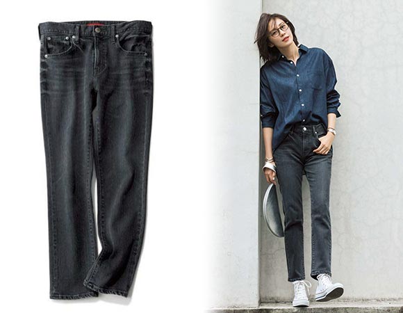 大人ブラックデニム1