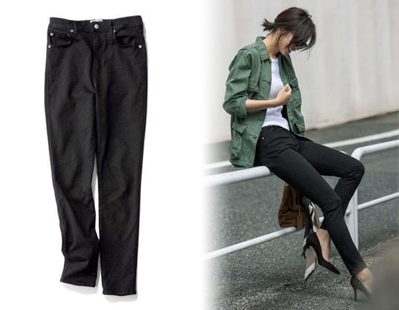 大人ブラックデニム4