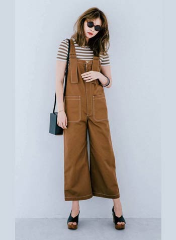 プチバトーのボーダーコーデ2