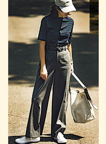 セントジェームスのボーダーコーデ3