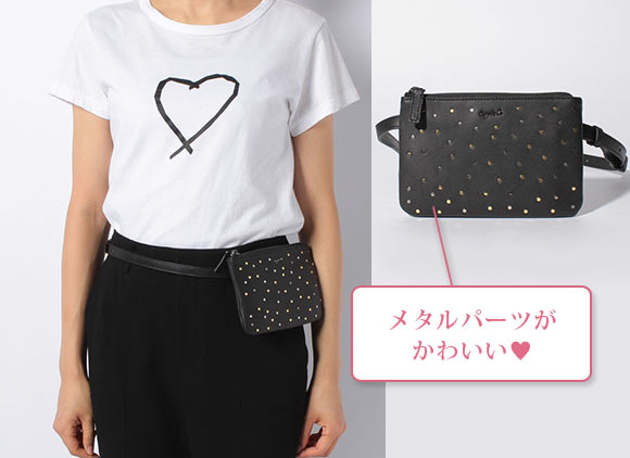 アニエスベー ウエストバッグ3