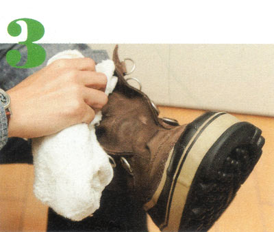 スノーブーツ お手入れ3