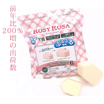 ジェリータッチ スポンジ ハウス型6P