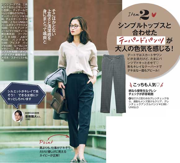 ユニクロ デートコーデ1