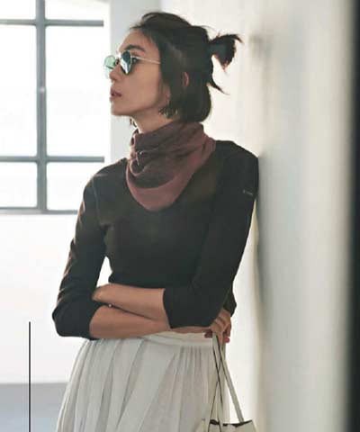 スカーフコーデ2