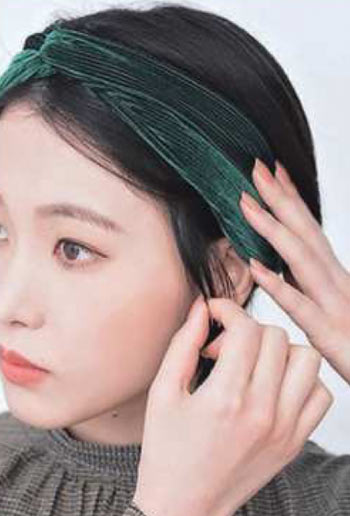 花粉 ヘアメイク2