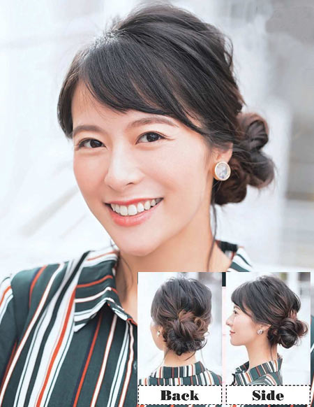 花粉 ヘアメイク3
