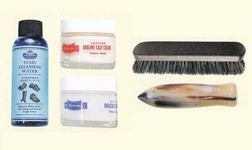 革財布 メンテナンス道具