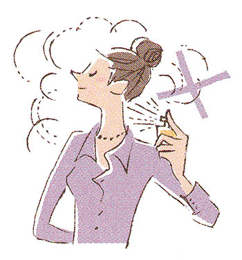 香水のつけすぎ