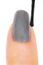 ネイル ホロのつけ方