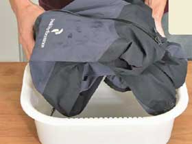 マウテンパーカー洗濯4