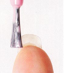 はげにくいネイルの塗り方