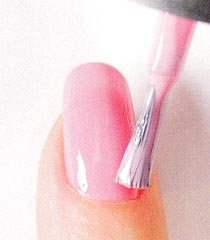 はげにくいネイルの塗り方3