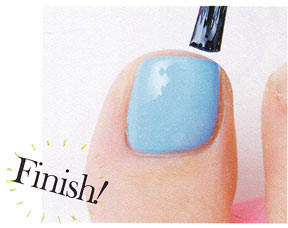 ペディキュア 塗り方8