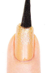 ネイル ラメグラデの作り方3