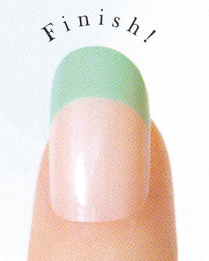 ネイル フレンチ セルフ5