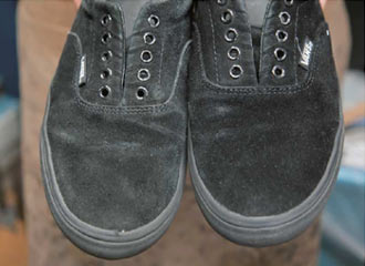 スエードスニーカー 手入れ3