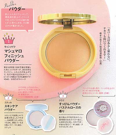 steady ベストコスメ パウダー