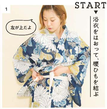 浴衣 着付け1