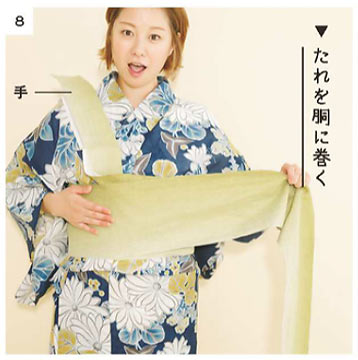 浴衣 着付け8