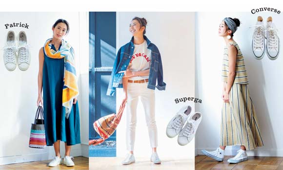 ママ スニーカーコーデ