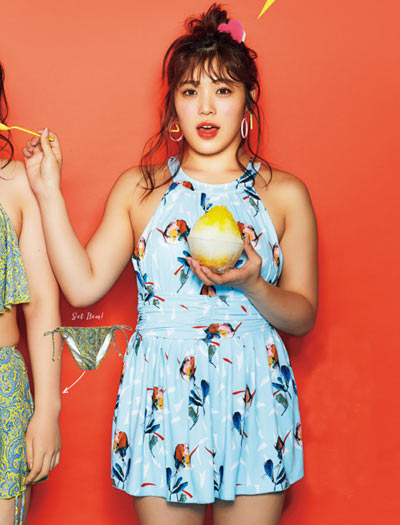 ぽっちゃり ワンピース水着6