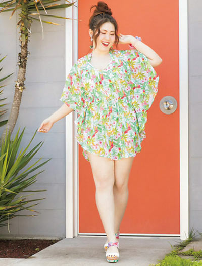 ぽっちゃり 水着コーデ