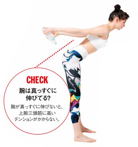 二の腕 やせ筋トレ2