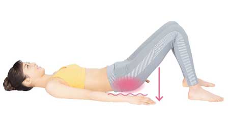 お尻 やせ筋トレ３