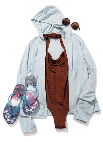 ママ 水着 着こなし２