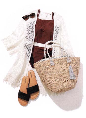 ママ 水着 着こなし３