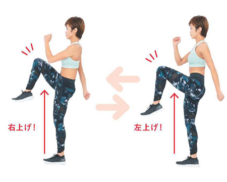 もも上げ