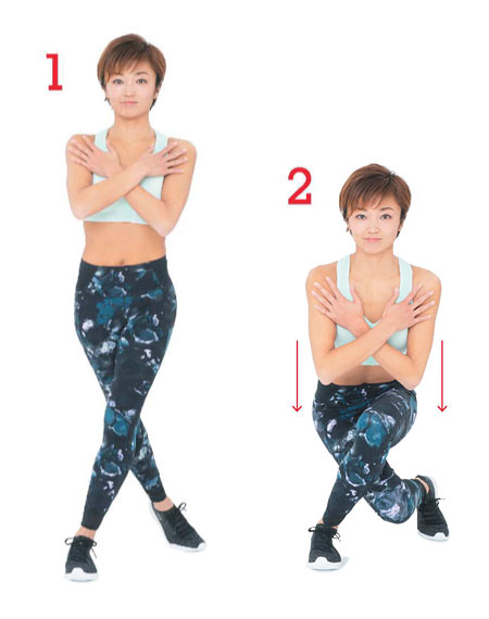 ツイストホールドランジ